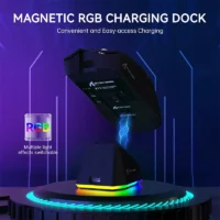 Mouse ATTACK SHARK X11 Wireless with Magnetic Charging Dock BT/2.4G Wireless/Wired BLACK - Image 4