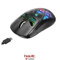 HAVIT MS1044WB Wireless, Tri-Mode, Rechargeable BLACK - Image 2