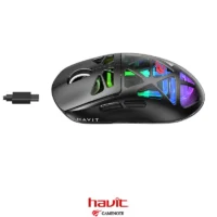 HAVIT MS1044WB Wireless, Tri-Mode, Rechargeable BLACK - Image 3