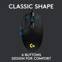 MOUSE LOGITECH G102 Lightsync ORIGINAL BLACK - Image 2