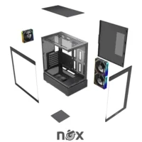 CASE NOX FUSION PHANTOM 3X FAN ARGB - Image 6