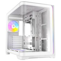 CASE ANTEC C5 CURVE DUAL CHAMBER ARGB 4 FANS WHITE - Image 2