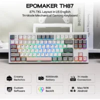 EPOMAKER TH87 Wireless Keyboard,10000mAh Battery, BT/2.4GHz/Wired - Image 6
