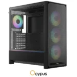 OCYPUS Delta C70 ARGB Pre-Installed 4 ARGB Fans BLACK