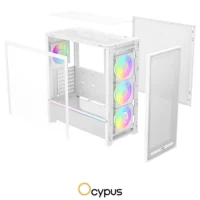 OCYPUS Delta C70 ARGB Pre-Installed 4 ARGB Fans WHITE - Image 10