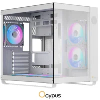 OCYPUS IOTA C70 ARGB Pre-Installed 6 ARGB Fans with Fan Hub WHITE