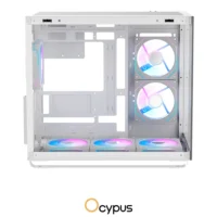 OCYPUS IOTA C70 ARGB Pre-Installed 6 ARGB Fans with Fan Hub WHITE - Image 3