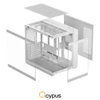 OCYPUS IOTA C70 ARGB Pre-Installed 6 ARGB Fans with Fan Hub WHITE - Image 10