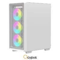OCYPUS Gamma C60 ARGB Pre-Installed 4 ARGB Fans WHITE - Image 3