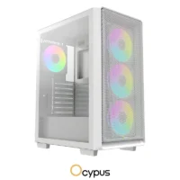 OCYPUS Gamma C60 ARGB Pre-Installed 4 ARGB Fans WHITE