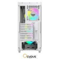 OCYPUS Gamma C60 ARGB Pre-Installed 4 ARGB Fans WHITE - Image 4