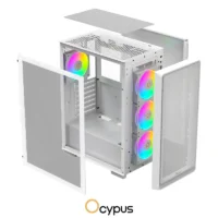 OCYPUS Gamma C60 ARGB Pre-Installed 4 ARGB Fans WHITE - Image 8