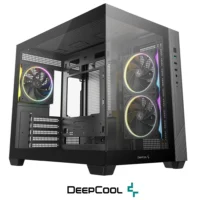 CASE DEEPCOOL CG330 3F 3X FANS ARGB M-ATX BLACK - Image 2