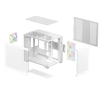 CASE DEEPCOOL CG330 3F 3X FANS ARGB M-ATX WHITE - Image 9