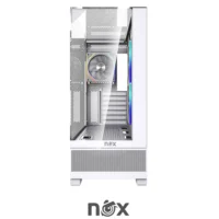 CASE NOX FUSION ASPIRE GLASS EDITION 3 FAN ARGB WHITE - Image 3