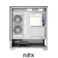 CASE NOX FUSION ASPIRE GLASS EDITION 3 FAN ARGB WHITE - Image 5