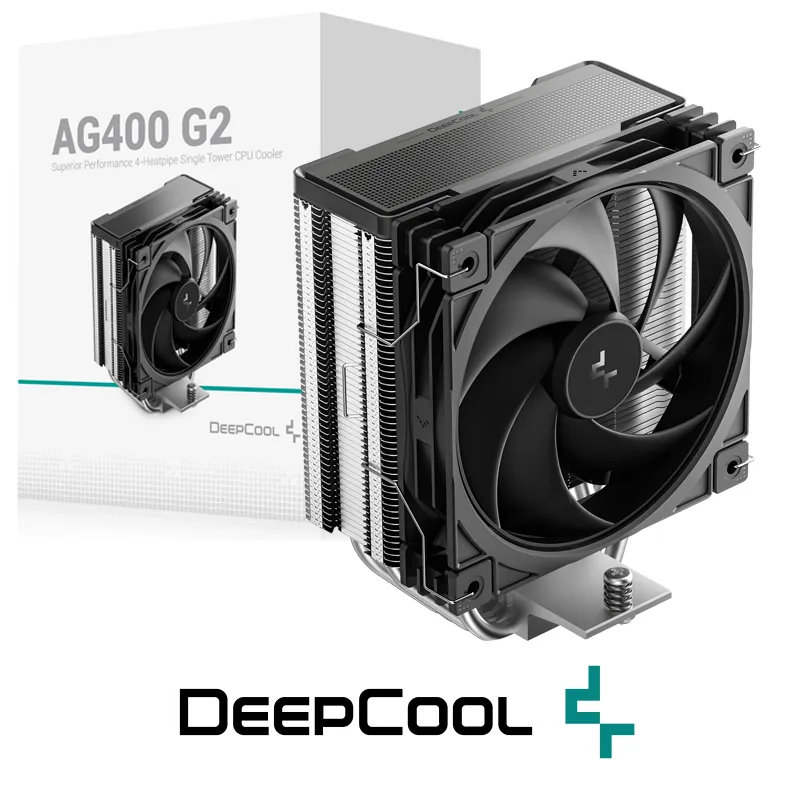 AIR COOLER DEEPCOOL AG400 G2 BLACK-0 AIR COOLER DEEPCOOL AG400 G2 BLACK - Image 1