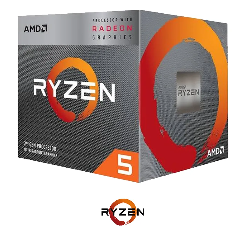 CPU RYZEN 5 3400G-0 AMD RYZEN 5 3400G TRAY BOX - Image 1
