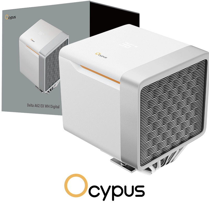 OCYPUS Delta A62 EX DigitaL WHITE-0 AIR COOLER Ocypus Delta A62 EX Digital WHITE - Image 1